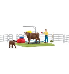 Station de lavage pour vaches