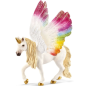 Licorne ailée Arc-En-Ciel