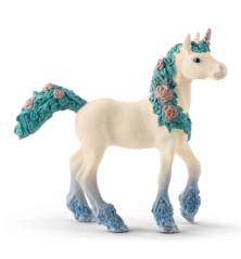 Licorne aux fleurs poulain