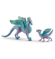 Dragon aux fleurs et son petit