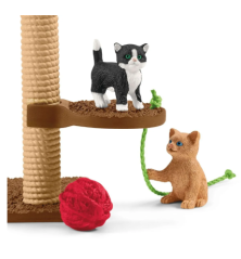 Aire de jeu pour chats adorables
