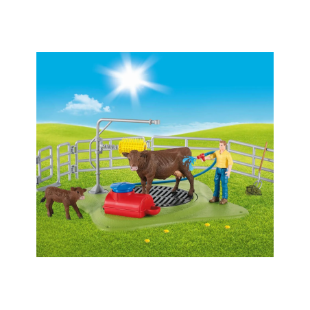 Station de lavage pour vaches