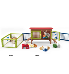 Maison pour lapins et cochons d'Inde