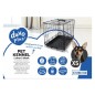 Cage Fer Pliable 1 Porte Tirroir Plastic Noir XS