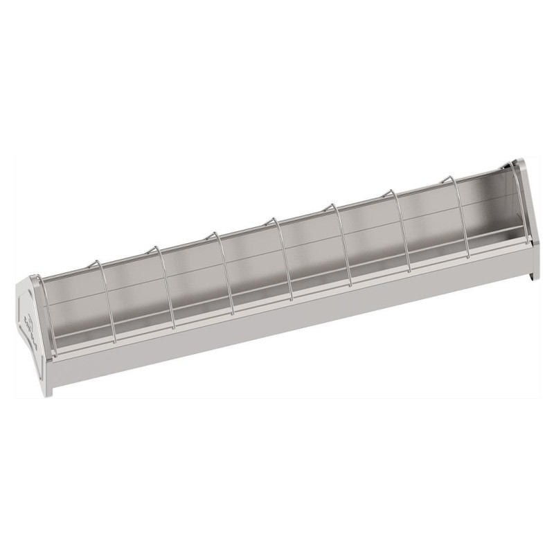 Mangeoire pour volaille en grille galvanisée L