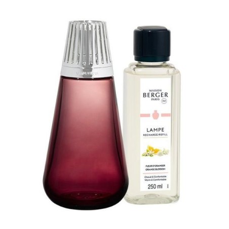 Coffret Lampe Berger Amphora Framboise + 250 ml