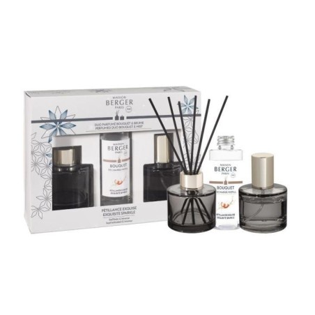 Coffret Maison Berger Rosalie Mini bouquet + Parfum 90 ml + Spray 50 ml