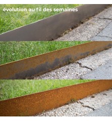 Bordures Corten 25cm PACK (10 x 1,5m)