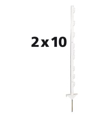 Piquet Vario blanc 1m (2x10) DUO