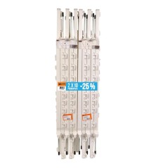 Piquet Vario blanc 1m (2x10) DUO