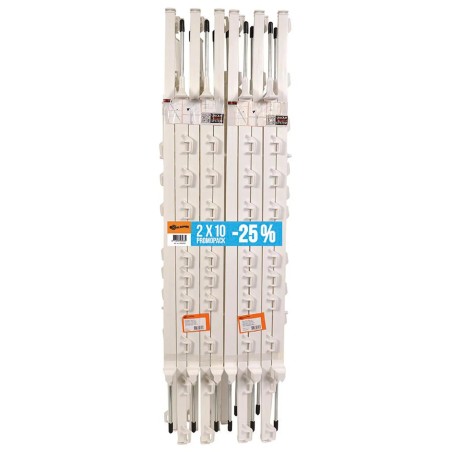Piquet Vario blanc 1m (2x10) DUO
