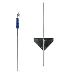 Piquet de fer 1,10m avec isolateur