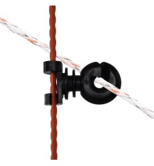 Isolateur réglable pour piquet de fer
