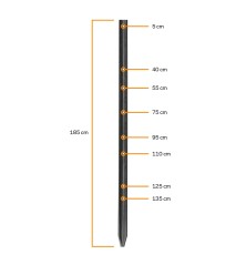 Piquet Eco 185x7cm
