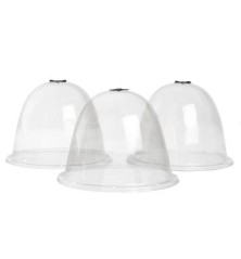 Cloches avec ventilation H20 x Ø25,5 cm (lot de 3)