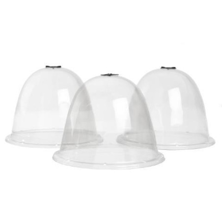 Cloches avec ventilation H20 x Ø25,5 cm (lot de 3)