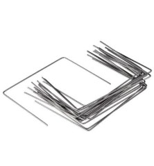 Agrafes métalliques pour fixation au sol H20x25cm (20 pièces)