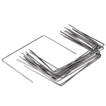 Agrafes métalliques pour fixation au sol H20x25cm (20 pièces)