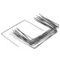 Agrafes métalliques pour fixation au sol H20x25cm (20 pièces)