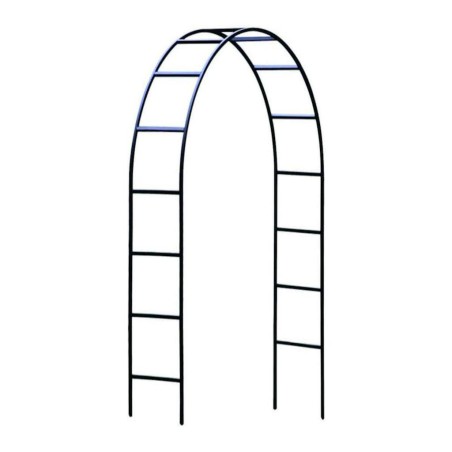 Pergola arche en acier plastifié vert, tube Ø13mm - H240x140x37cm