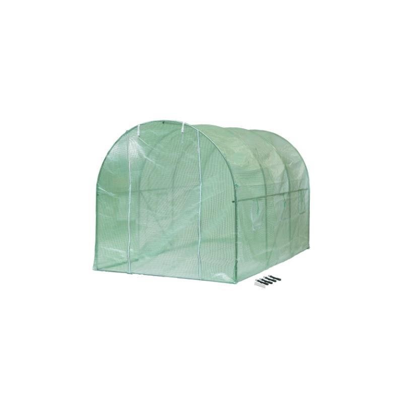 Serre de jardin H200 x350 x200cm Nature
