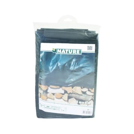 Bâche pour tas de bois 3x4m verte