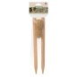 Cordeau en bois - corde de 20m - 2 piquets H30 x Ø1,8cm