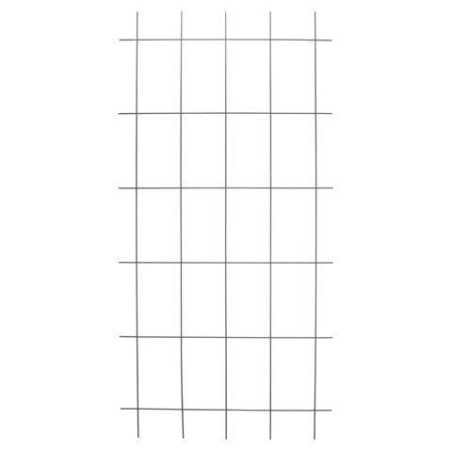 Treillis métallique H145x72,5cm gris