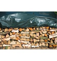 Bâche pour tas de bois 3x4m verte