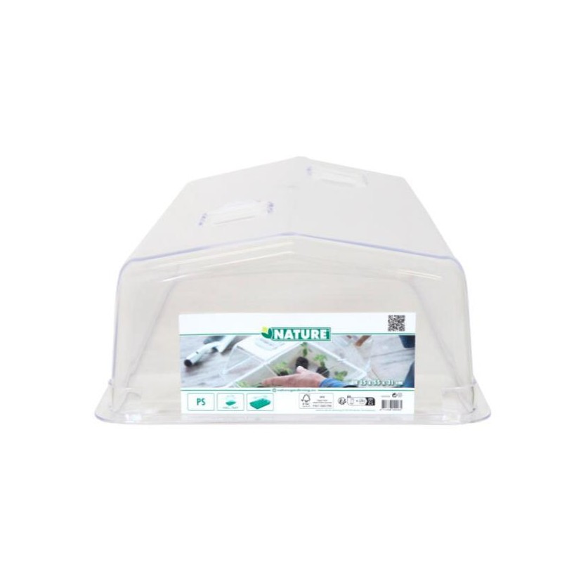 Couvercle transparent avec ventilation - H15 x 55 x 31cm
