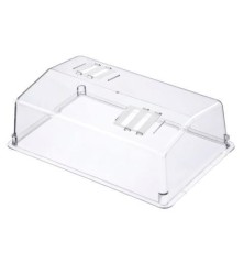 Couvercle transparent avec ventilation - H15 x 55 x 31cm
