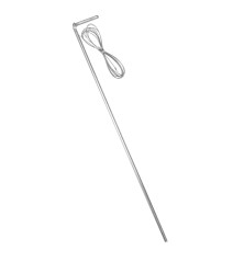 Piquet de terre 0,5m + 3m câble