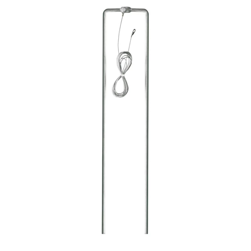 Piquet de terre mobile double