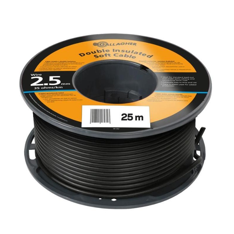 Câble de terre 2,5mm - 25m
