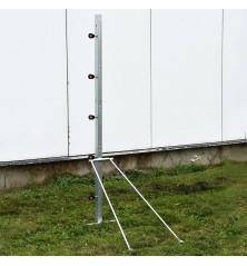 Piquet de coin 2m pour 5 enrouleurs/5 isolateurs