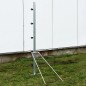 Piquet de coin 2m pour 5 enrouleurs/5 isolateurs