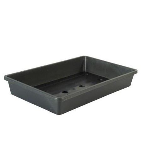 Terrine rigide pour semis anthracite - H37,5x24x6cm