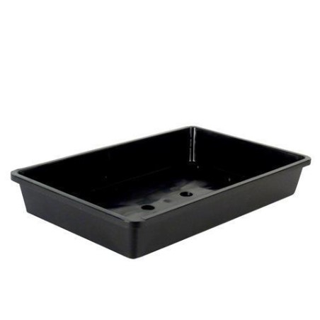 Terrine rigide pour semis noire - H37,5x24x6cm