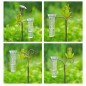 Pluviomètre décoratif Grenouilles avec support métallique