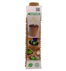 Pots biodégradables ronds H6 x Ø6cm (24 pièces)