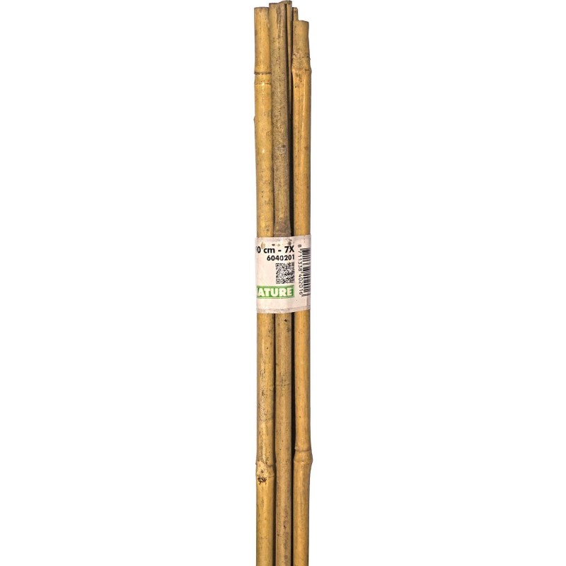Tuteurs bambou 90cm - Ø8/10mm (7 pièces)