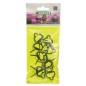 Pinces ajustables de tuteurage, verte - Ø24 mm (10 pièces)