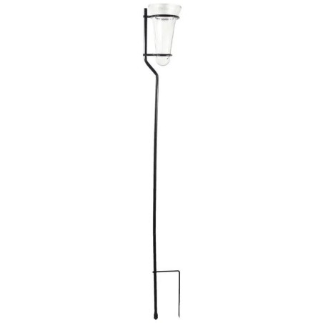 Pluviomètre verre sur pied H130 cm