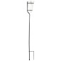 Pluviomètre verre sur pied H130 cm