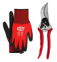 Sécateur FELCO 2 + Gants FELCO 701 L