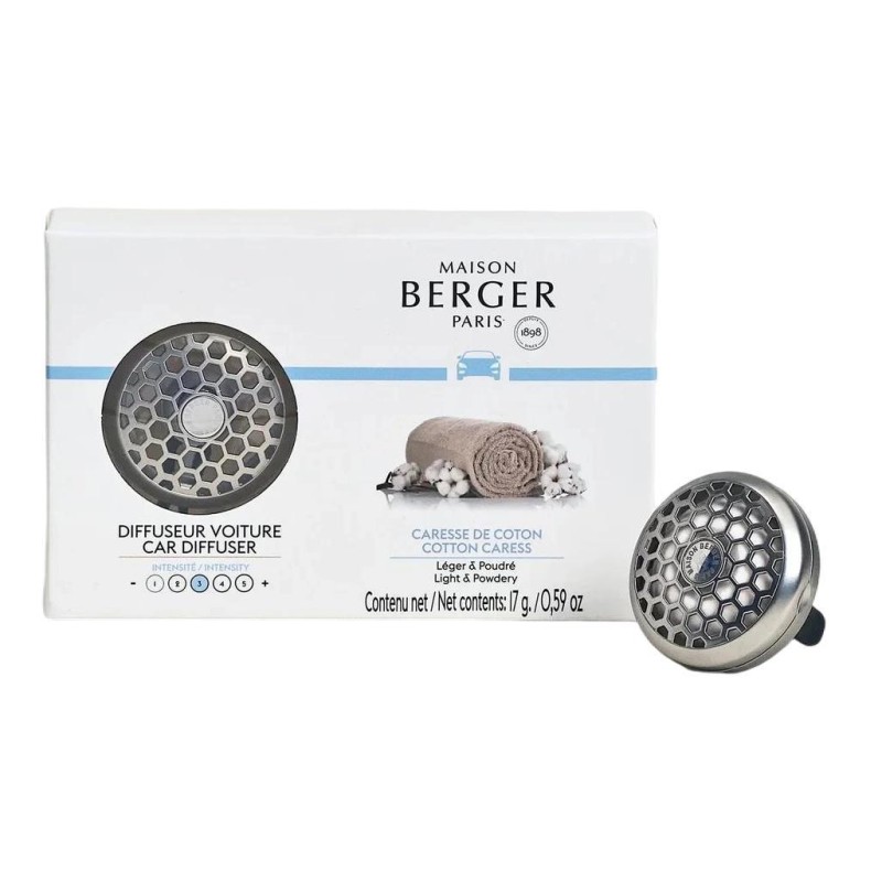 Diffuseur Voiture Silver Caresse de Coton