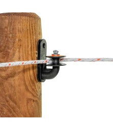 Isolateur d’angle à poulie pour piquets bois 5p