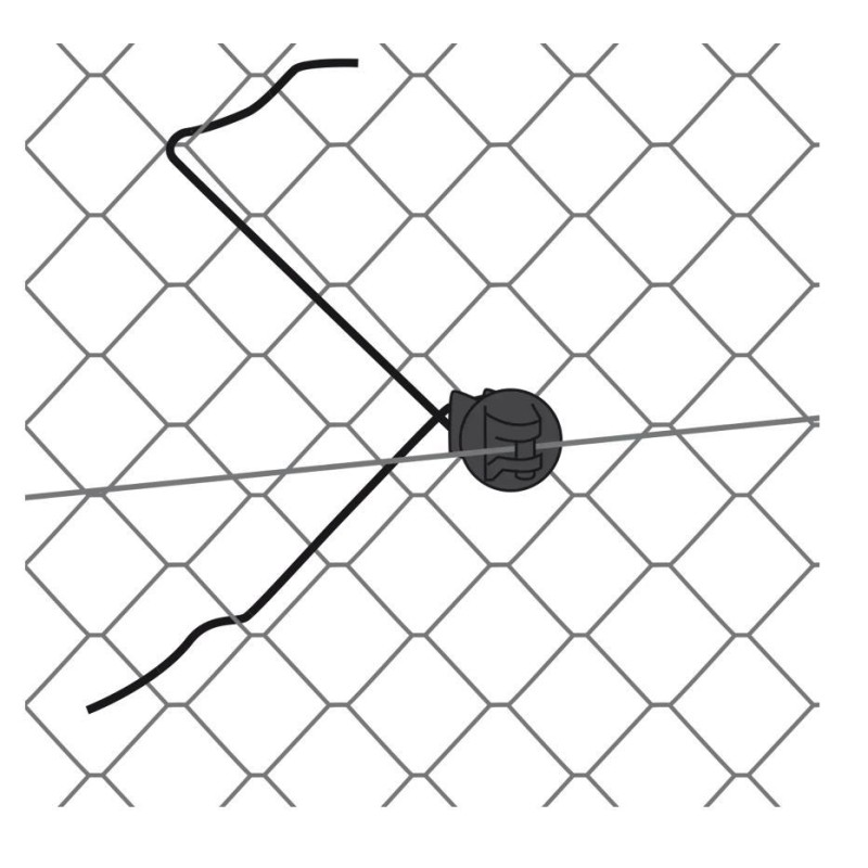 Isolateur à distance 30cm spécial grillage