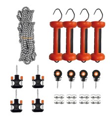 Kit porte à cordon élastique