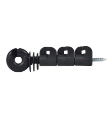 Isolateur pour système clôture bi-conducteur